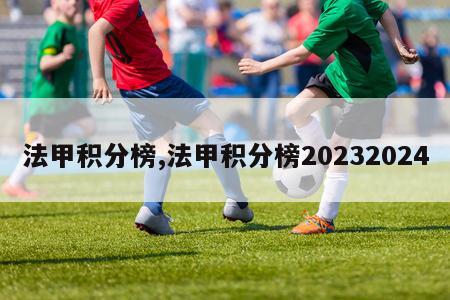 法甲积分榜,法甲积分榜20232024