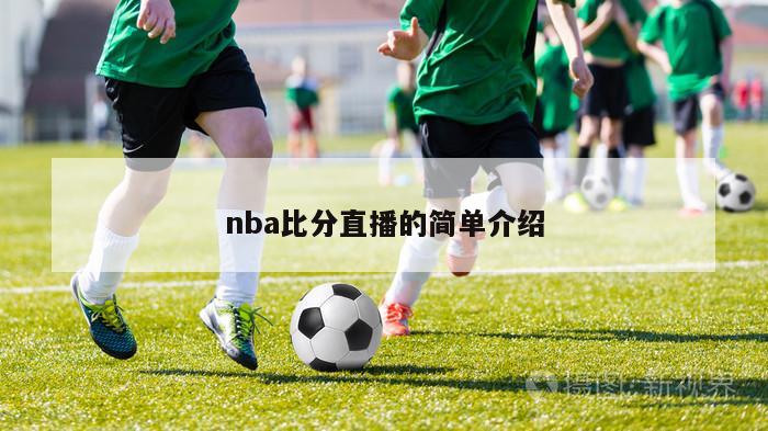 nba比分直播的简单介绍