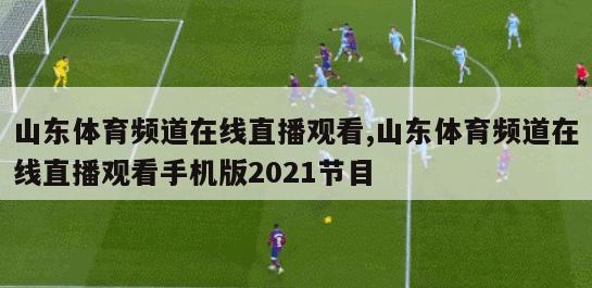 山东体育频道在线直播观看,山东体育频道在线直播观看手机版2021节目