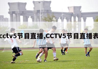 cctv5节目直播,CCTV5节目直播表